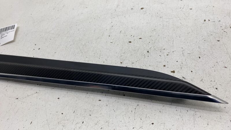 165874100A ⭕ 21-23 Tesla Model X Rear Left  Door Trim Cover Carbon Fiber Panel 1658741-00-A