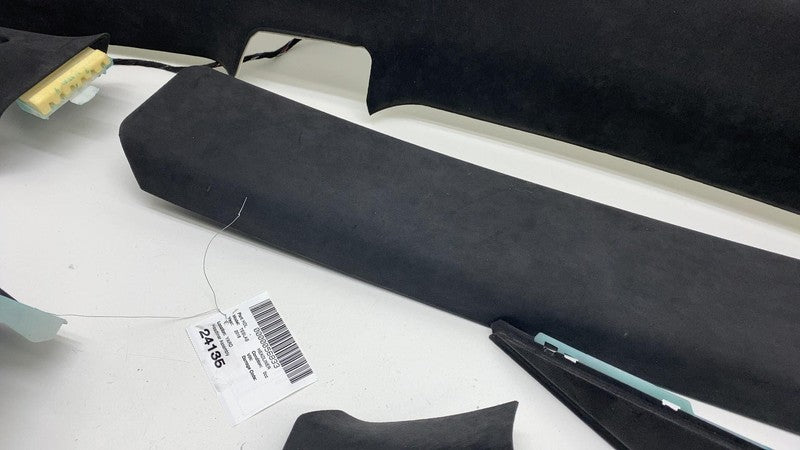 1039464-02-C 2016-2020 Tesla Model S SET of Ceiling Headliner Sunvisor Upper A + B + C-Pillar