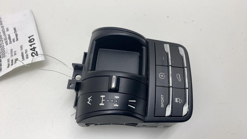 7P5927127 2011-2014 Porsche Cayenne Turbo Suspension Mode Selector Switch Button Panel OEM