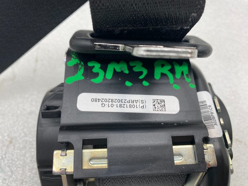 1081281 01 G ⭕ 2017-2023 Tesla Model 3 Rear 2nd Row Seat Belt & Retractor Right 1081281-01-G