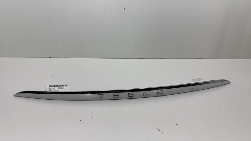 103536900D ⭕16-20 Model X Rear Trunk Lid Liftgate Applique Chrome Trim Molding 1035369-00-D