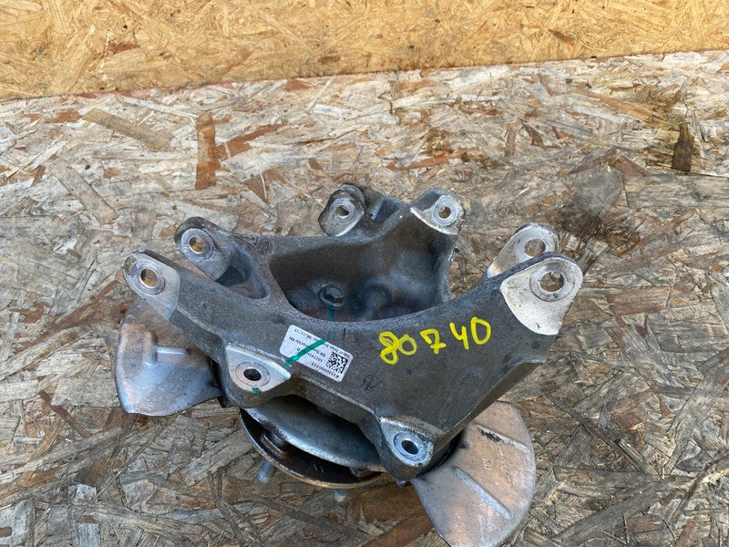 102741600D 16-20 Model X Rear Right Suspension Spindle Knuckle w/ Hub & Shield 1027416-00-D