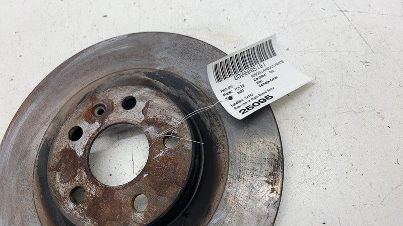 ⭕ 2023 Polestar 2 Rear Left or Right Side Brake Disc Rotor 32329115