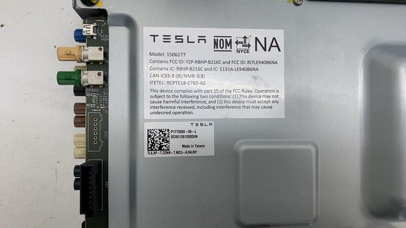 ⭕ 2020-2023 Tesla Model Y MY MCU Computer Media Control Module OEM 177