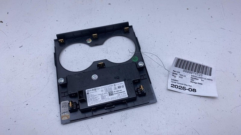 110024100J ⭕ 2017-2023 Model 3 Center Console Security Locking Module w/ Trim 1100241-00-J