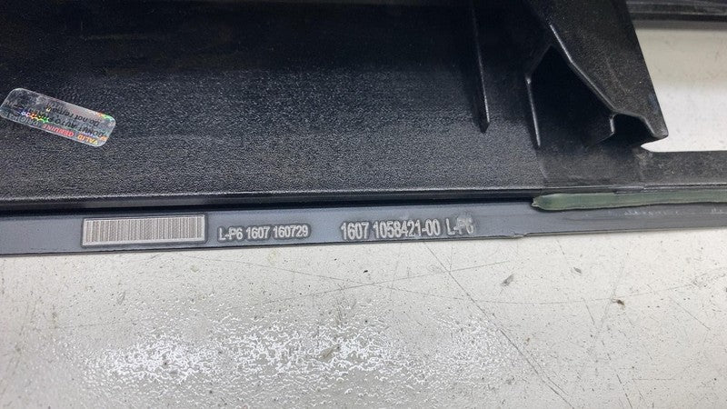 105842100L 2016-2020 Tesla Model X Rear Lower Scuff Sill Plate Cover Trim LH 1058421-00-L