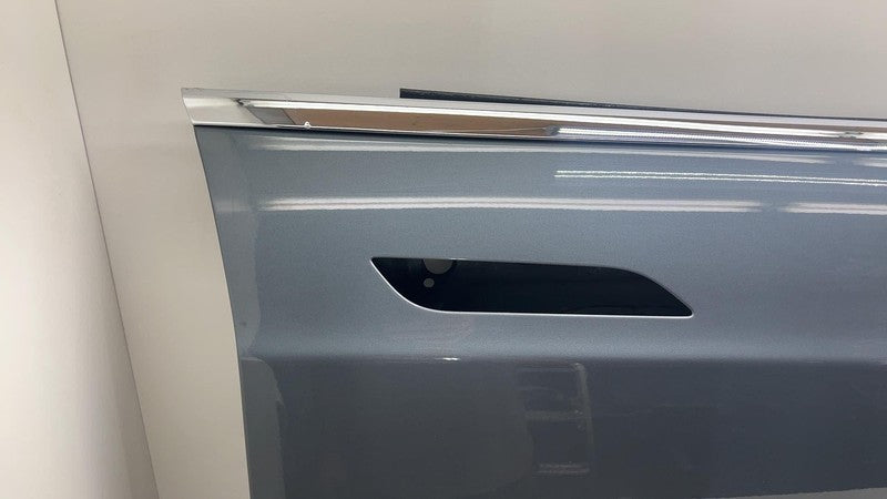 ⭕ 12-15 Tesla Model S Front Passenger Side Door Shell Panel Right RH Gray PMTG