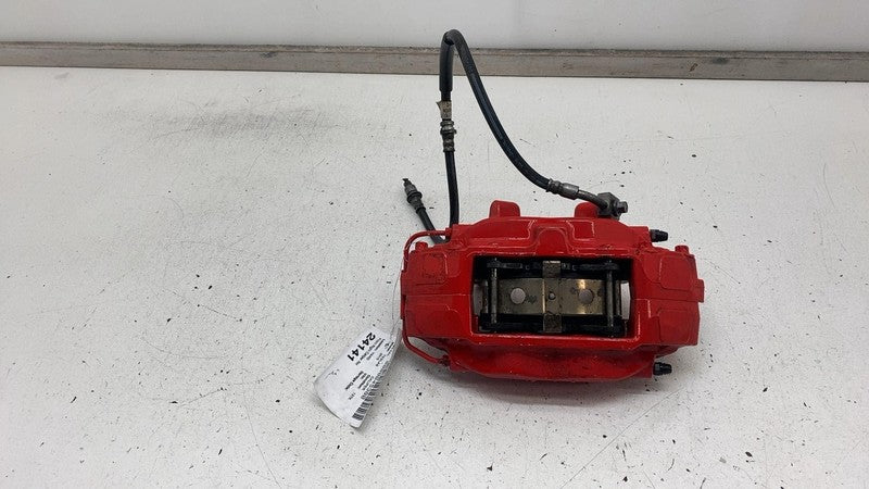 2012-2020 Tesla Model S Front Passenger Side Caliper Red + Brake Hose Line Right