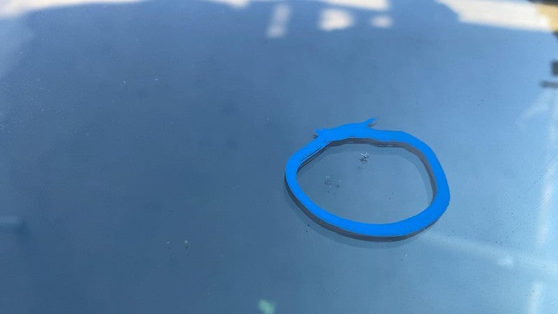 1021634-00-A 2012-2015 Tesla Model S MS Front Windshield Heated Wiper Area (No Auto Pilot)