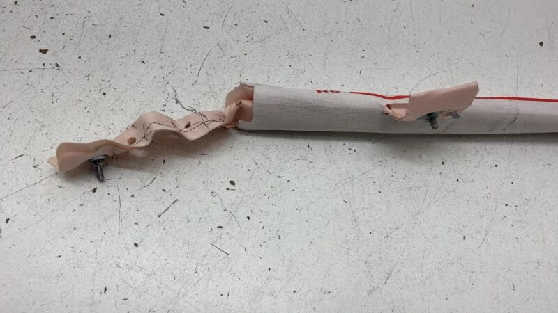 100526200B 2012-2020 Tesla Model S Passenger Side Roof Curtain Safety Airbag Right Assembly