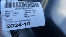 ⭕2024 Tesla Cybertruck Rear Passenger Outer Bed Side Quarter Panel Closure Right