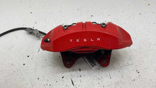 20-24 Model Y Front Left Performance Caliper Red w/ Brake Hose Line 1188641-00-B