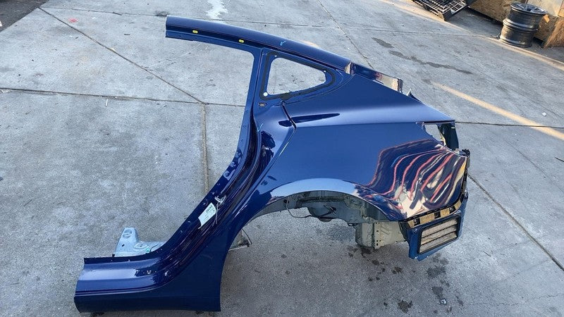 ⭕ 17-20 Tesla Model 3 Rear Left Quarter Panel Structural Frame Cut Blu