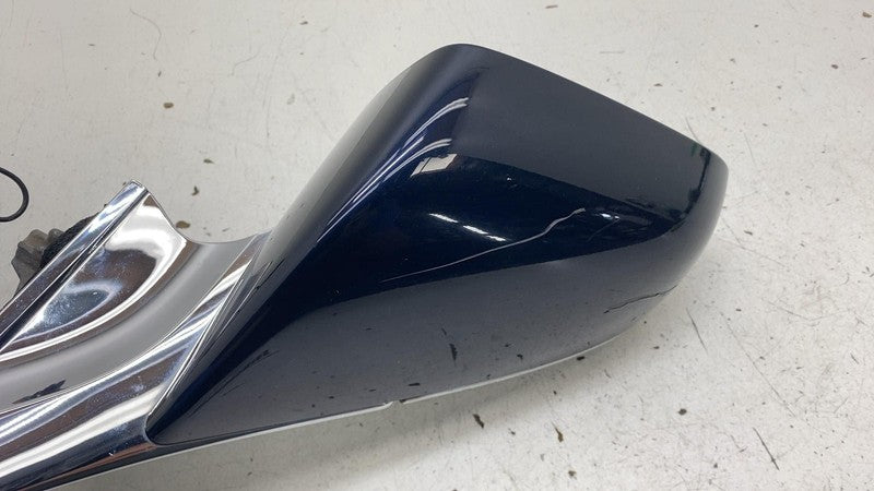 ⭕ 12-15 Tesla Model S Left Exterior Rear View Door Mirror Blue PMMB 60
