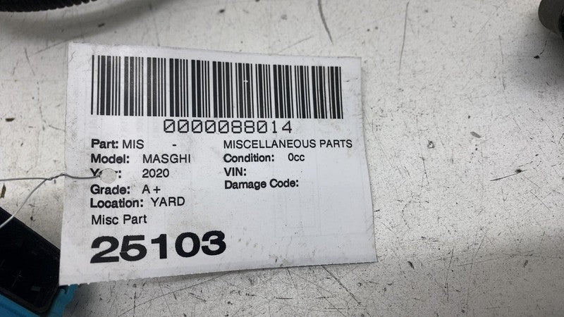 ⭕ 2014-2021 Maserati Ghibli Rear Suspension Subframe Wiring Harness 06
