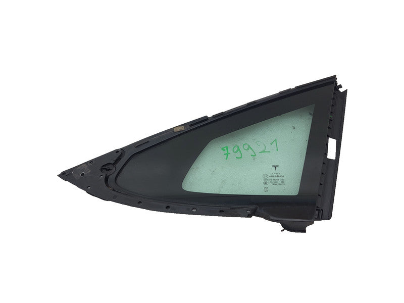 E6 43R-008010 ⭕ 12-20 Tesla Model S Rear Passenger Side Quarter Fixed Glass Right 1051821-00-E