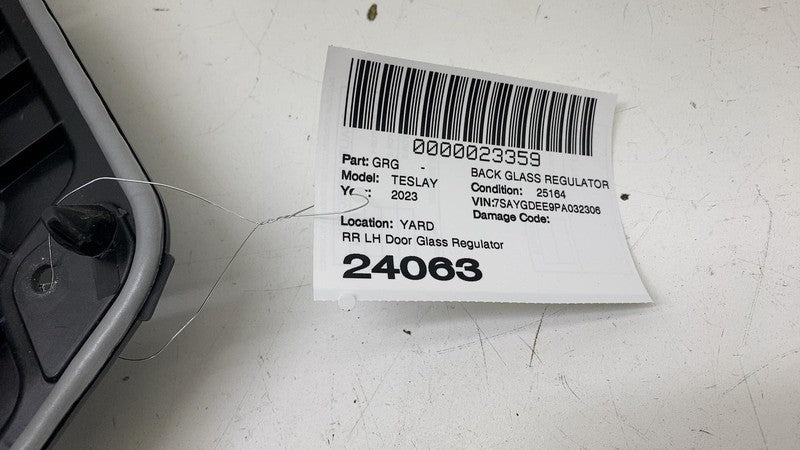 ⭕ 20-23 Tesla Model Y Rear Passenger Right Window Regulator & Motor 14