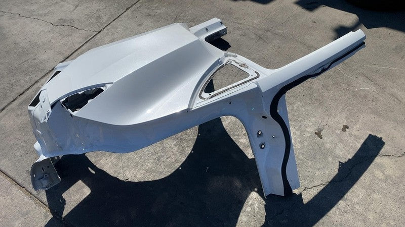 ⭕ 2020-2023 Tesla Model Y Rear Left Quarter Panel Structural Cutout White PPSW
