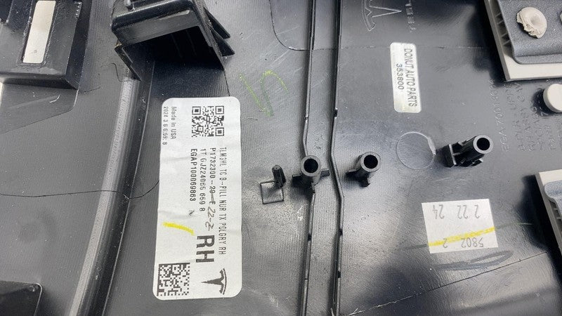 ⭕ 24-25 Model 3 Passenger Upper B-Pillar Cover Trim Panel Right RH 173