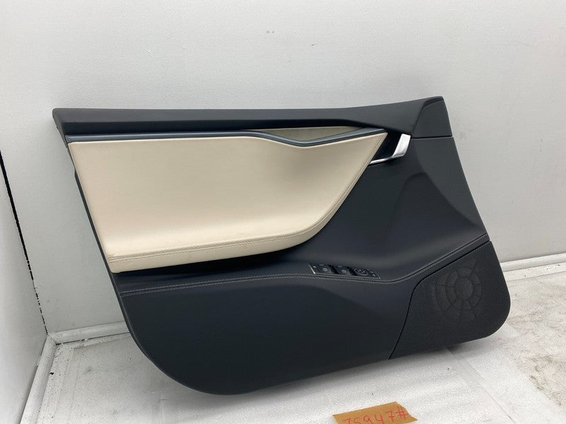 6006071 52 N ⭕12-20 Tesla Model S Front Left Interior Door Panel Trim Card Cover 6006071-52-N