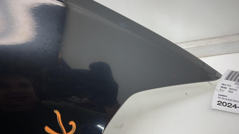 ⭕ 2018-2023 BMW X3 X4 Front Passenger Fender Shell Panel Black Right Assembly