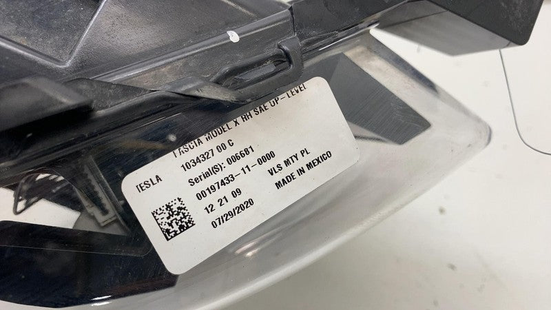 ⭕ 16-20 Tesla Model X Front Turn Signal Fog Light Led Foglamp Right 10