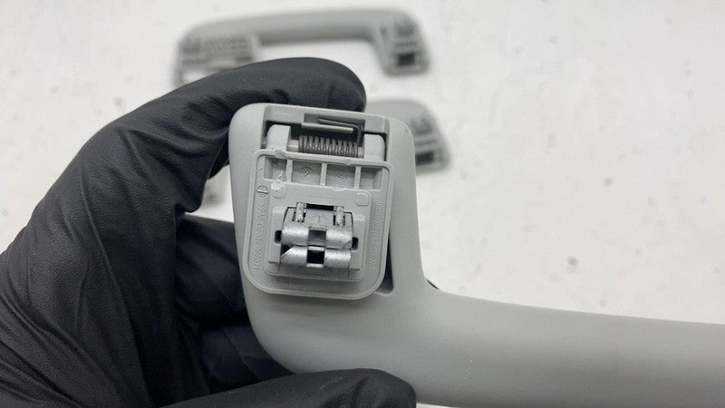 ⭕ 2019-2023 Audi e-Tron SET of Interior Roof Headliner Grab Handle Bar Gray OEM