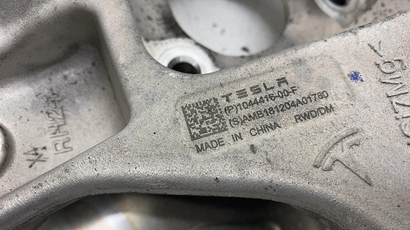 104441100F 2017-2023 Tesla Model 3 Rear Right Spindle Knuckle ABS Sensor + Dust Shield RWD
