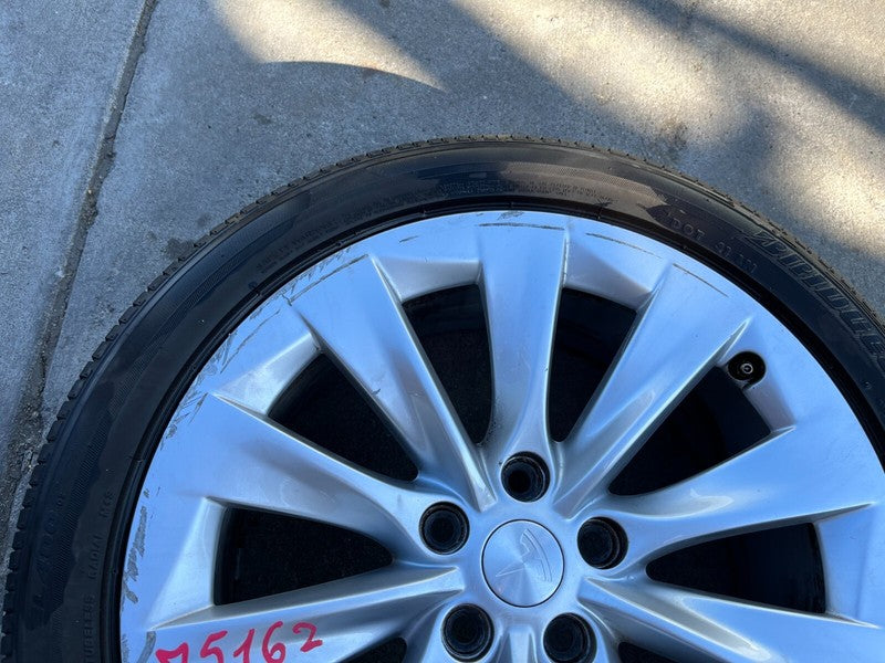 1059337 00 A ⭕16-20 Model S Wheel Rim 19" inch 19x8.0+40MM w/ Tire 245/45 R19 x2 1059337-00-A