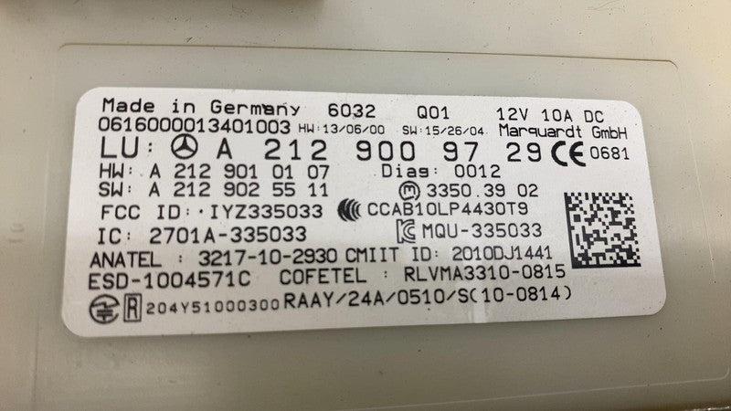 A2129009729 2016-2019 Mercedes-Benz GLE350  E350 SL550 Keyless Go Entry Control Module OEM