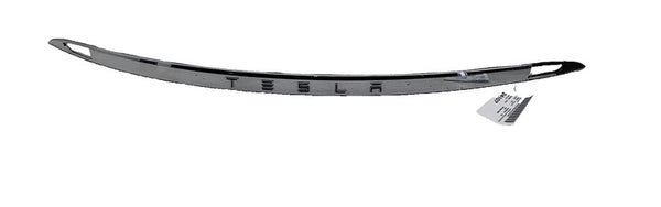 ⭕ 12-20 Tesla Model S Rear Liftgate Trunk Lid Chrome Trim Molding 1025776-00-A