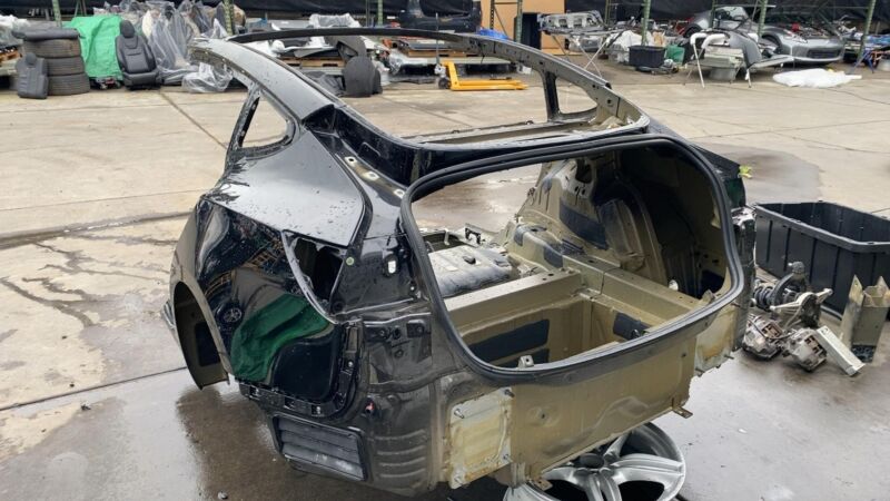 ⭕ 2017-2020 Tesla Model 3 Rear Left & Right Quarter Panel Structural Frame Black
