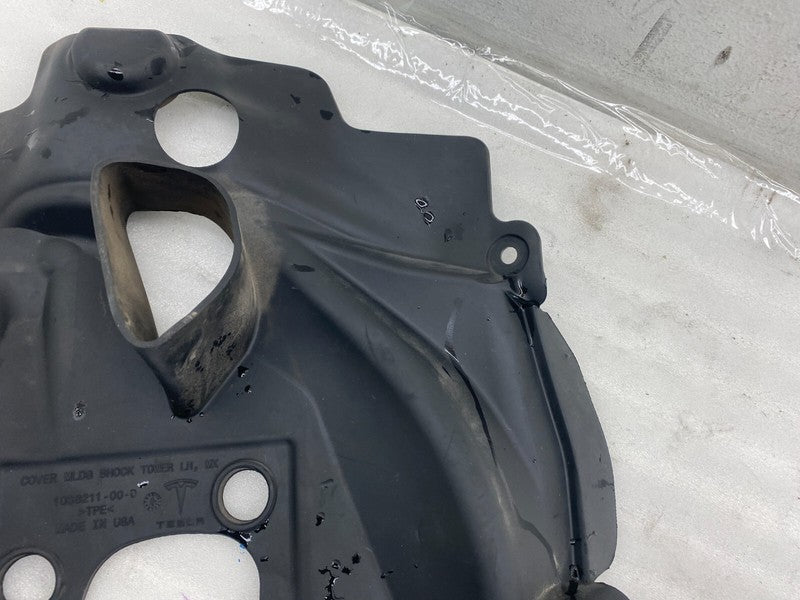 103621100D ⭕2016-2020 Tesla Model X Front Shock Strut Tower Cover Molding Left 1036211-00-D