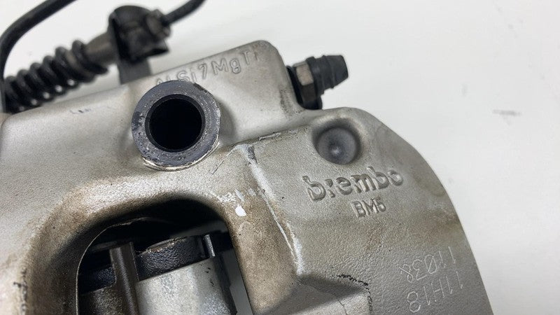 7P0 615 423 2011-2018 Porsche Cayenne Rear Driver Side Caliper w/ Brake Hose Line Left LH