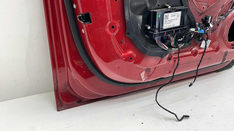⭕ 12-15 Tesla Model S Front Driver Side Door Shell Panel Left Assembly Red PPMR