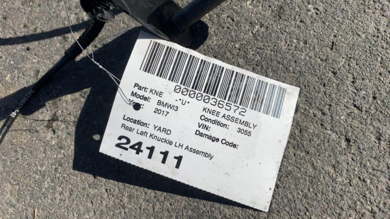 ⭕ 2014-2020 BMW i3 Rear Driver Side Knuckle w/ Brake Caliper & Rotor Left LH RWD