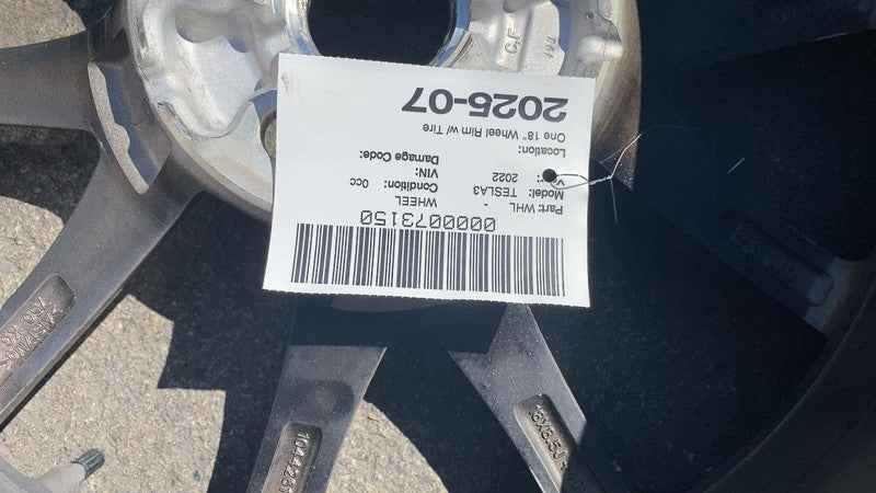 ⭕ 21-23 Model 3 M3 Wheel Rim 18x8.5J +40MM w/ Michelin 235/45 R18 1044