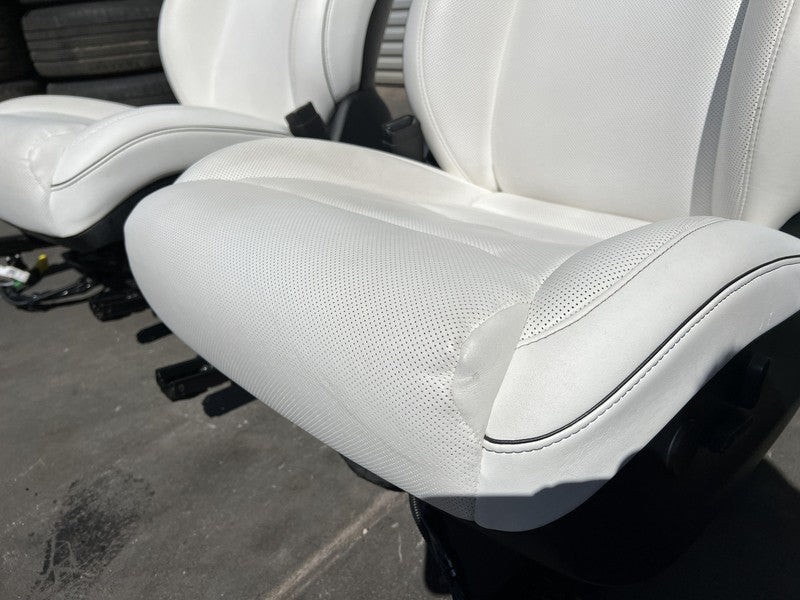 ⭕ 16-20 Tesla Model S Left & Right Front Bucket + Rear 2nd Row Seat Perforated