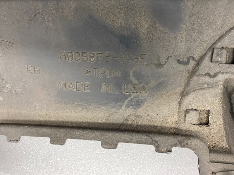 600587500E ⭕12-20 Model S Passenger Side Rocker Panel Outer Sill Molding Right 6005875-00-E