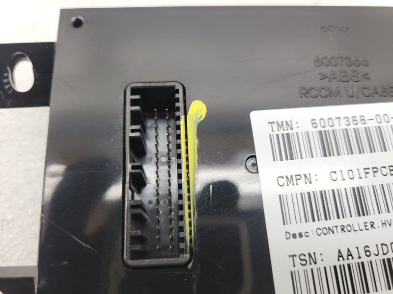 6007366 00 C ⭕ 12-20 Model S X A/C Heater Climate Control HVAC Controller Module 6007366-00-C