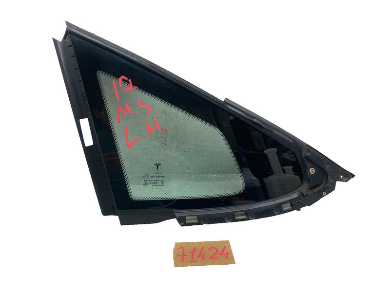 ⭕ 2016-2020 Tesla Model S Rear Driver Side Quarter Fixed Glass Left 1051820-80-D