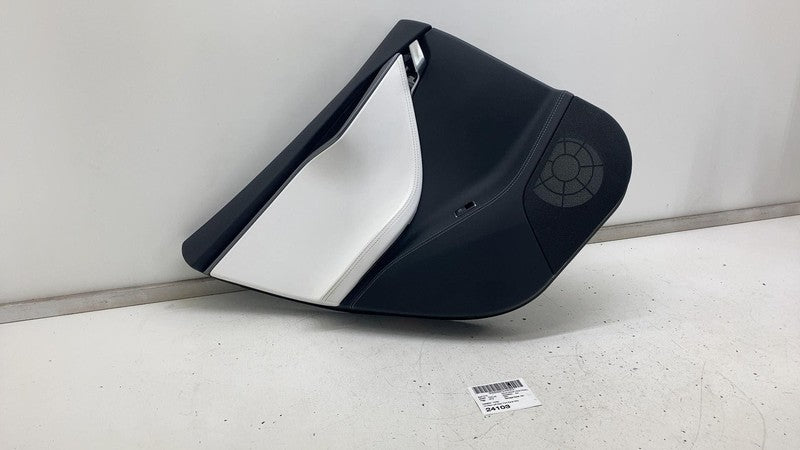 2012-2020 Tesla Model S MS Rear Left Interior Door Panel Trim Card Cover White