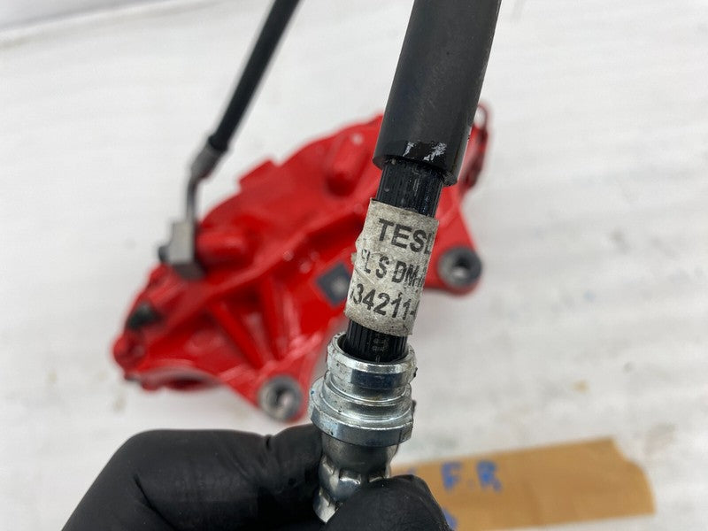 ⭕ 2016-2020 Tesla Model X Front Passenger Side Caliper w/ Brake Hose Line Right