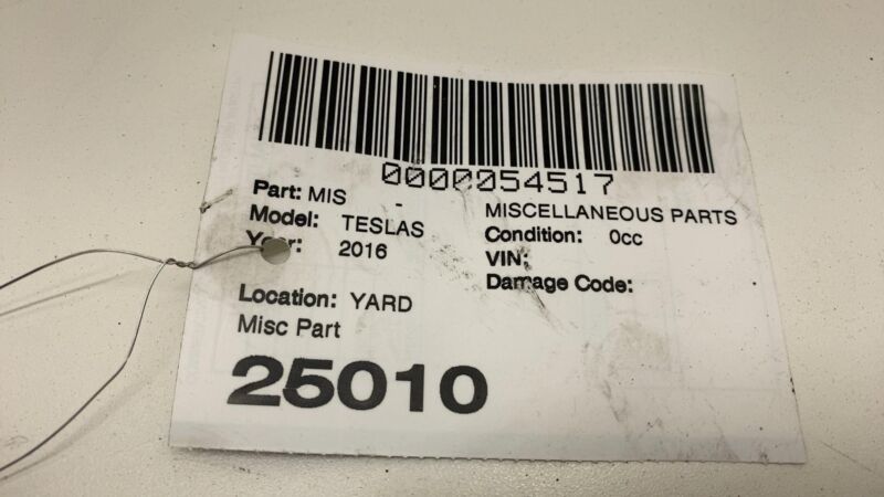 103890100G 2012-2020 Tesla Model S MS Electric Battery Heater with Wire Harness Wiring Loom