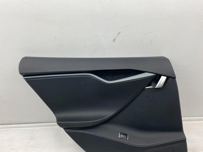 6006133 71 L ⭕ 12-20 Tesla Model S Rear Left Interior Door Panel Trim Card Cover 6006133-71-L