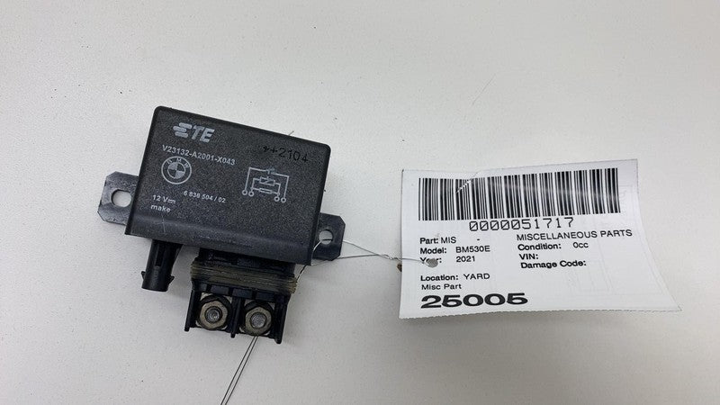 2018 2019 2020 2021  BMW 530e G30 High Power Current Relay w/ Retentio