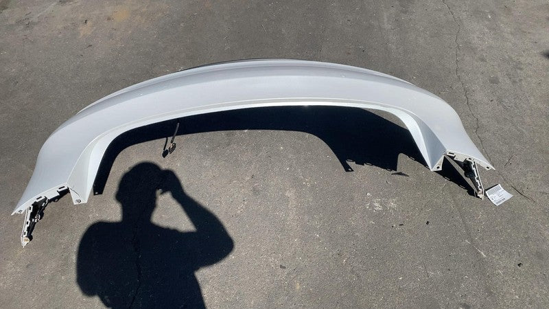 ⭕ 2017-2022 Tesla Model 3 M3 Rear Bumper Fascia Cover w/ Sensor Holes White PPSW