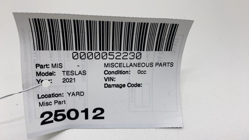 1619321 10 A 2021-2024 Tesla Model S Gen 4 Plaid High Voltage Charge Port Controller Assembly