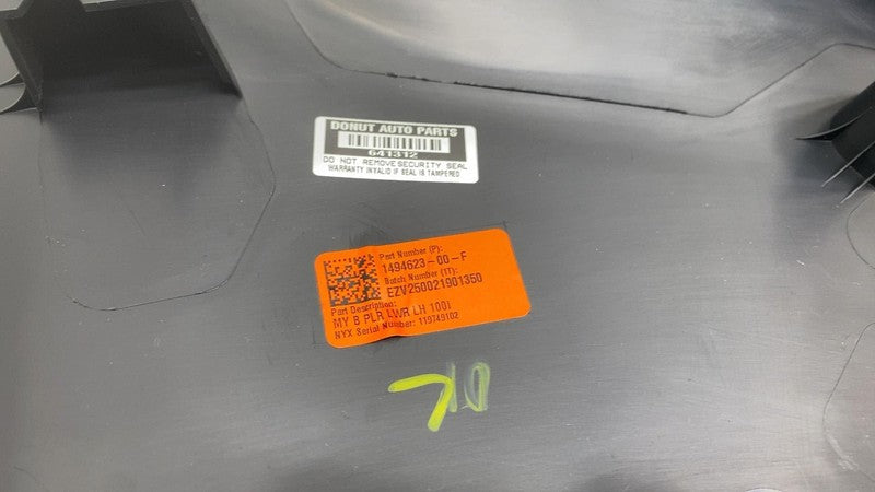 149462300F ⭕ 2020-2024 Tesla Model Y MY Left B-Pillar Lower Trim Cover Panel 1494623-00-F