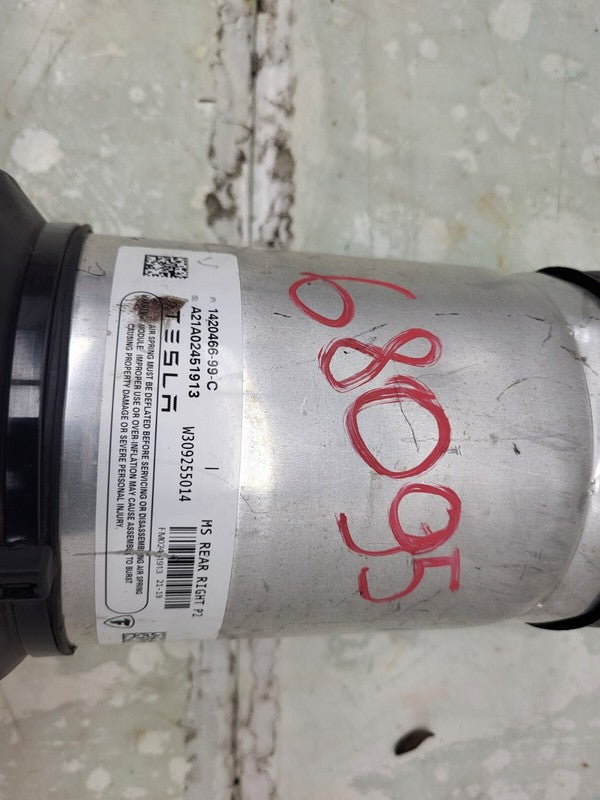 ⭕ 21-23 Model S MS Rear Right Air Suspension Module Shock Absorber 142